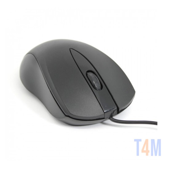 OUIDENT 3D OPTICAL MOUSE 187M WITH WIRE PRETO